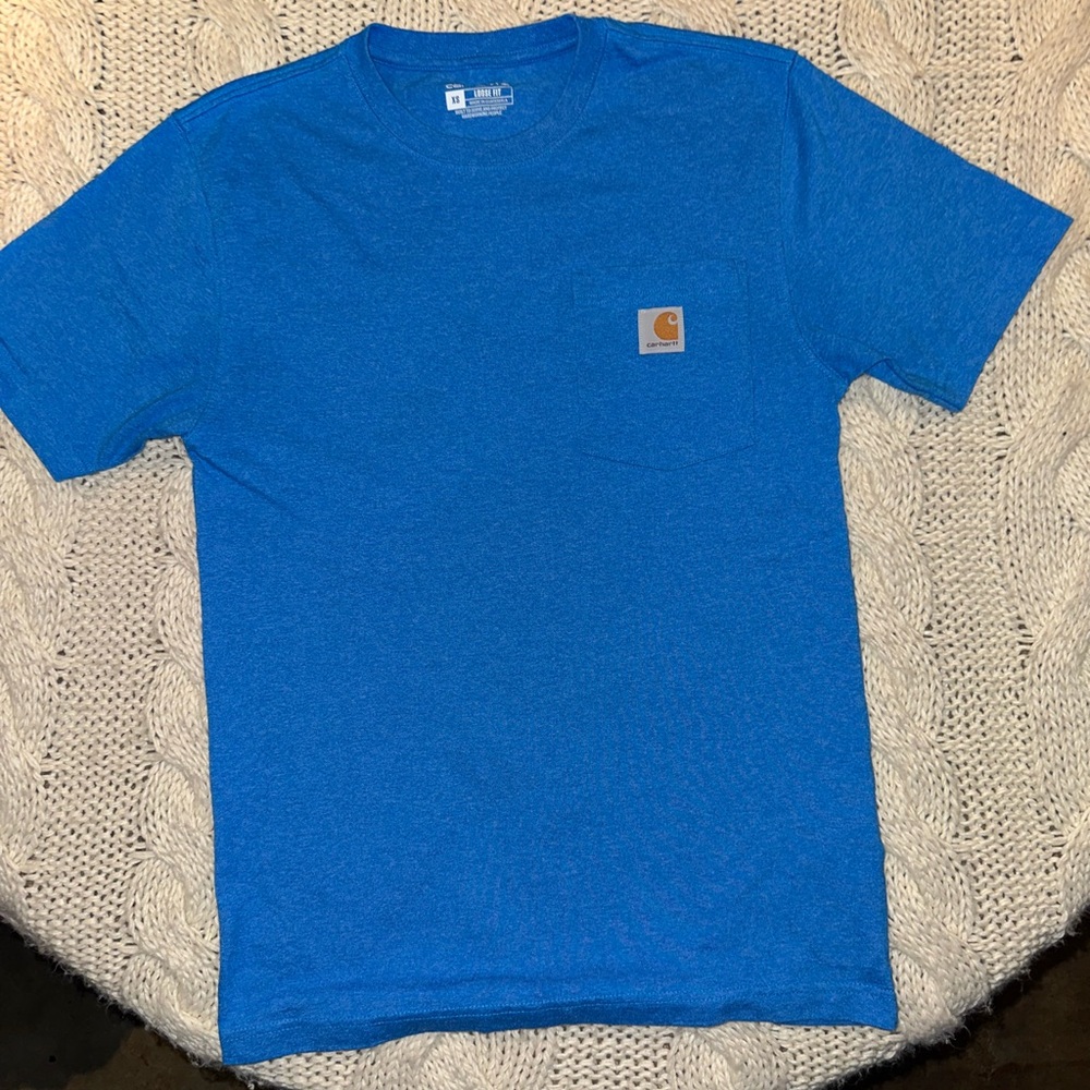 Carhartt Men's Vibrant Blue Short Sleeve Tee